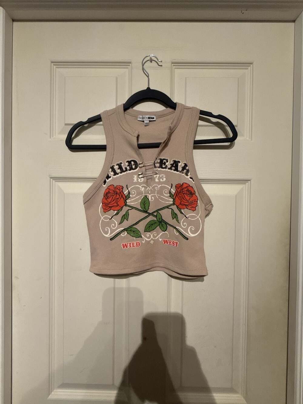 Fashion Nova Wild Heart Tank Top Size Small